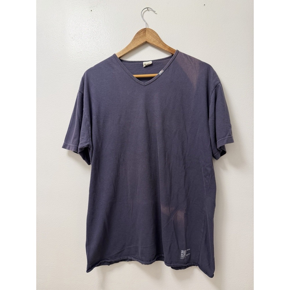 Vintage Y2k Polo Jeans Co. Ralph Lauren T Shirt Mens L Large Navy Blue